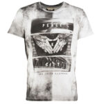 White and black sublimated tee for men