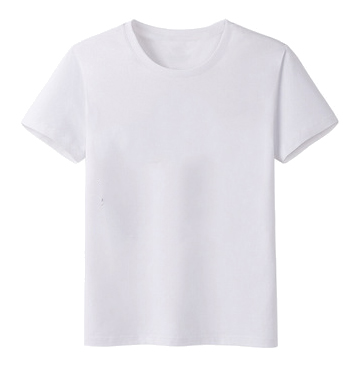 blank regular white tee