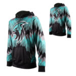 wholesale duo tone fashionable sublimated hoodie