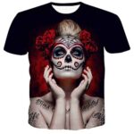 gothic girl sublimated t-shirt vendor