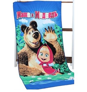 Masha and sales bear blanket