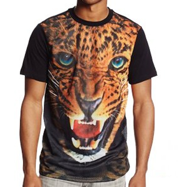 Printed Sublimated Black Shirt