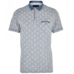 White & Grey Sublimation Polo Shirt