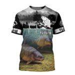 Custom Sustainable Sublimation Fishing T Shirt