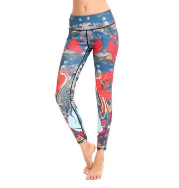 sublimated women yoga leggings vendor
