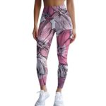 pink floral print yoga leggings manufacturers