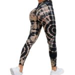 black tie dye skin fit leggings in bulk