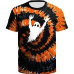 halloween ghost printed party t-shirt manufacturers