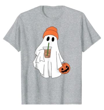 halloween casual womens short sleeve t-shirt in bulk