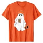 happy ghost printed t-shirt suppliers