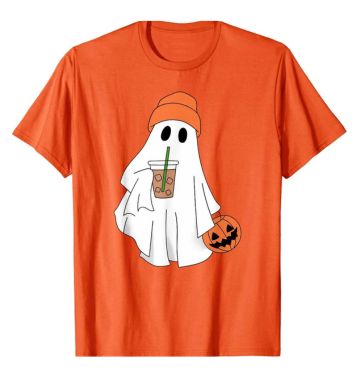 happy ghost printed t-shirt suppliers