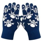 unisex halloween skeleton printing gloves wholesaler