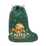 christmas drawstring gift bag in bulk