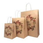 christmas paper gift bags wholesale