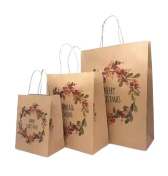 christmas paper gift bags wholesale
