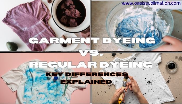 The Great Dye Debate: Garment Dyeing vs. Regular Dyeing sublimated apparel manufacturers