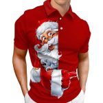 sublimation printed Christmas polo shirt manufacturer