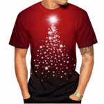 sublimation Santa Christmas t-shirt in bulk