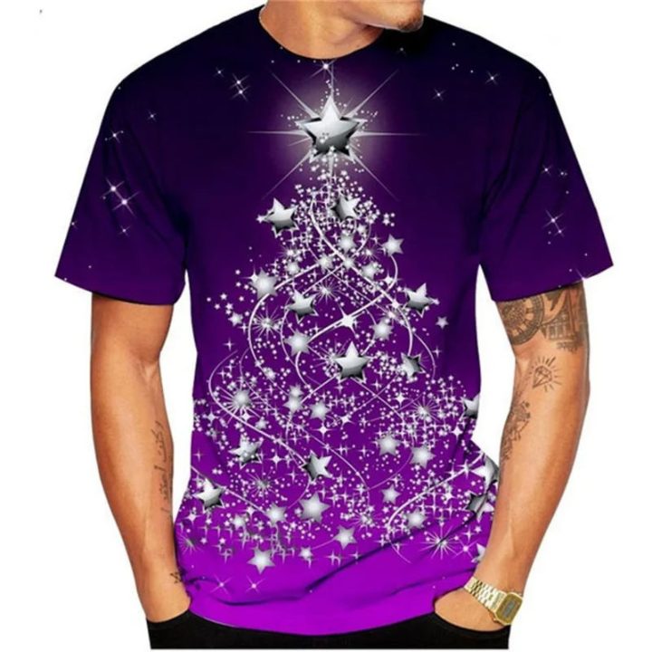wholesale sublimation Santa Christmas t-shirt supplier