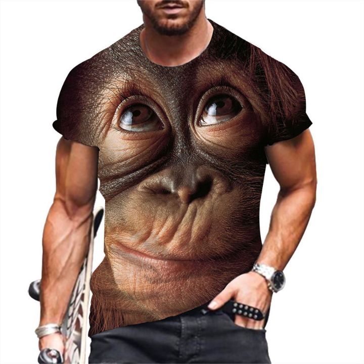 bulk monkey 3D print t-shirt manufacturer