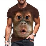 monkey 3D print t-shirt manufacturer
