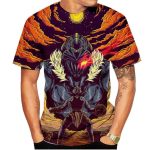 wholesale 3D printed anime t-shirt vendor