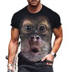wholesale monkey 3D print t-shirt manufacturer