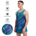 custom sleeveless running singlet supplier