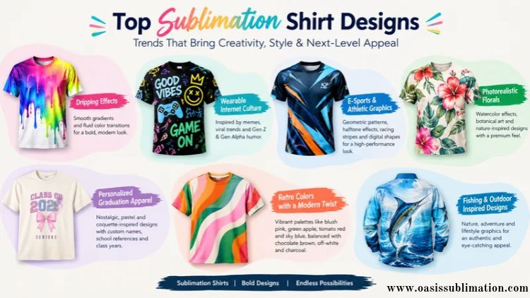 Trendy Sublimation Shirt Designs wholesale sublimation shirts manufacturers